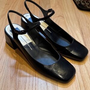 Dolce Vita Black Slingback Heels, Size 10
